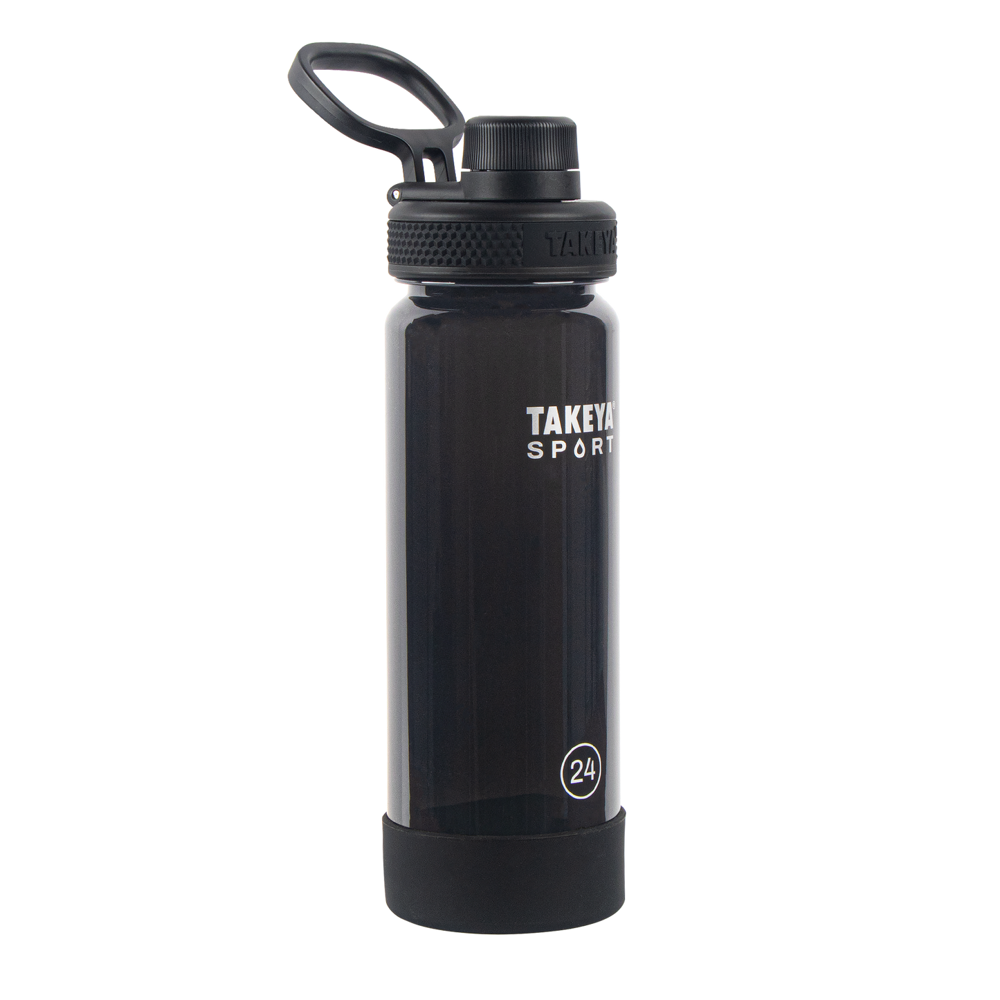tritan-sport-water-bottle-with-spout-lid-m2 51664-TKS-Tritan-Spout-24-GrandSlamBlack-frontangle.png