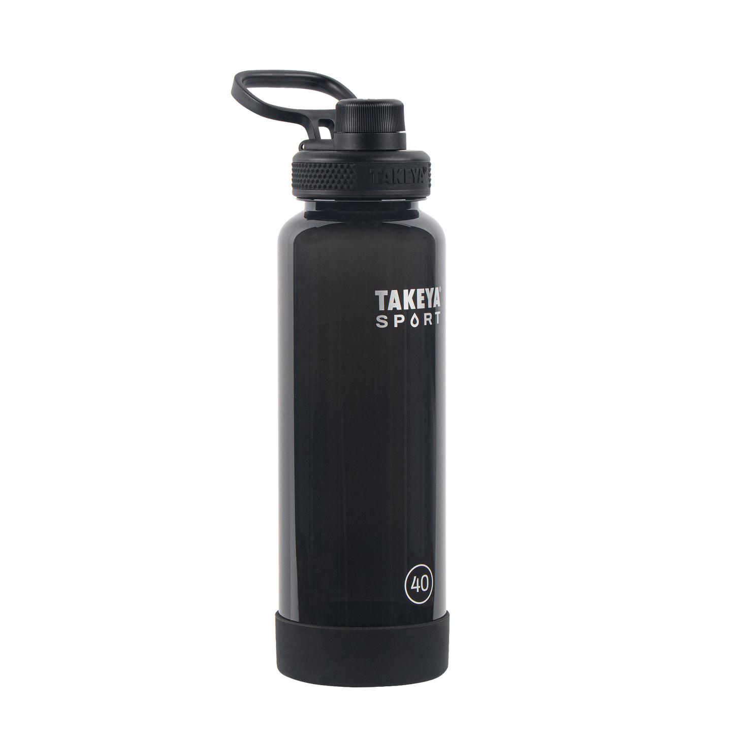 tritan-sport-water-bottle-with-spout-lid-m2 52023-TKS-Tritan-Spout-40-GrandSlamBlack-frontangle.png