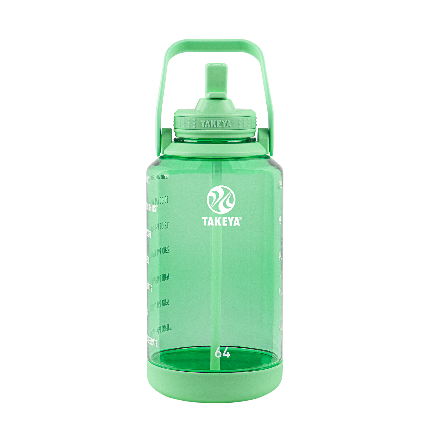 tritan-motivational-water-bottle-with-straw-lid-i6 54101-Tritan-Straw-Motivational-64-PistactioGreen-front.png