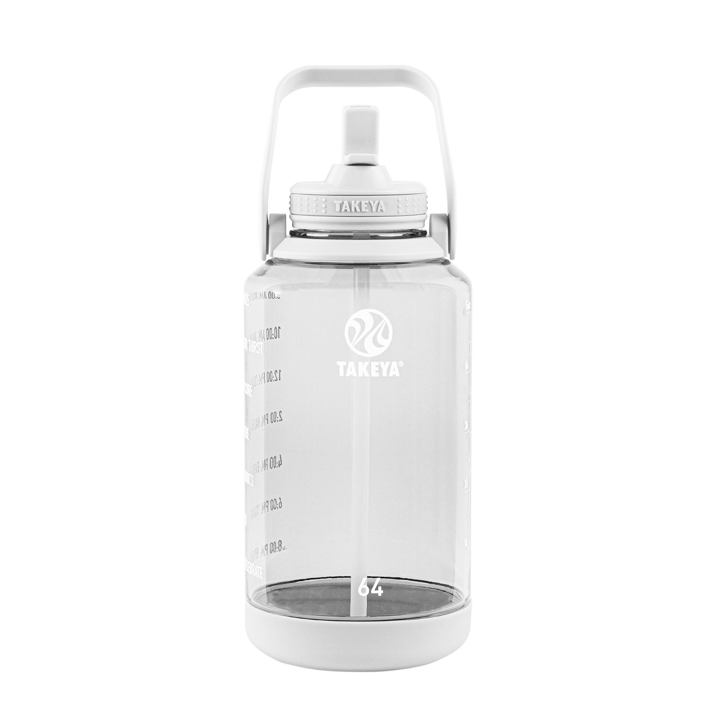 tritan-motivational-water-bottle-with-straw-lid-i6 54142-Tritan-Straw-Motivational-64-WhiteCloud-front.png