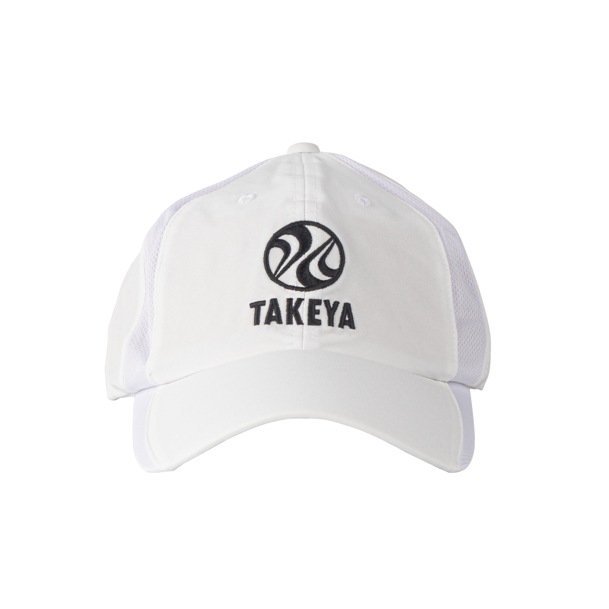 takeya-sport-vented-adjustable-hat-i8 97285-TK-PB-Hat-White-Front.png