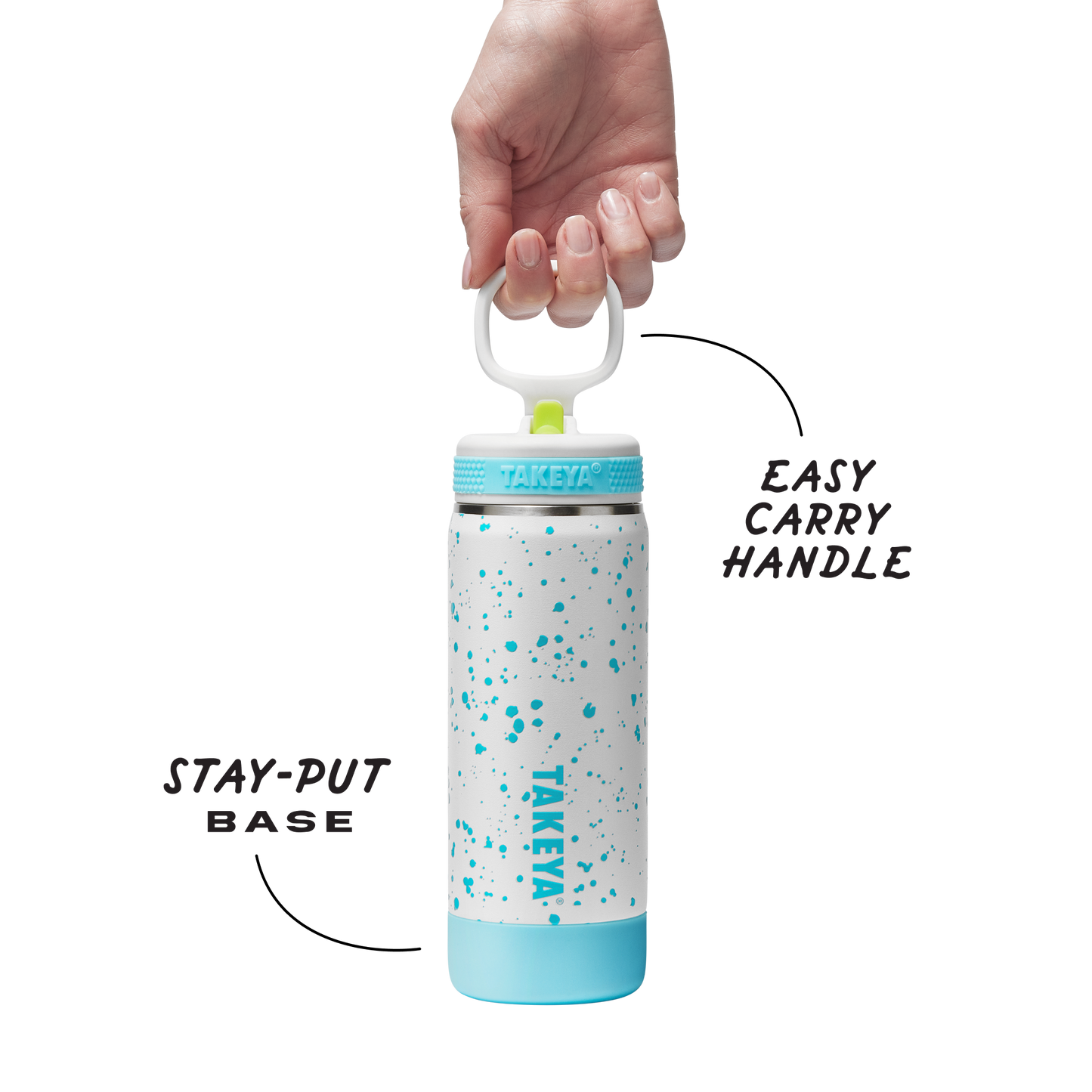 glow-in-the-dark-sport-kids-water-bottle-confetti-with-straw-lid-q6 TKS_SP25_CoreKidsGIDConfetti_StwBtl_CloudGlow_18oz_51368_v3_sRGB-Callout.png